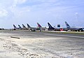 Malé International Airport after the tsunami hit the Maldives