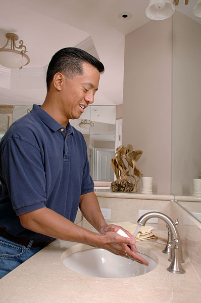 File:Man washing hands (1).jpg