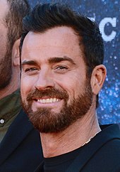 Justin Theroux (pictured) made a guest appearance as Justin, a love interest for Leslie Knope. Maniac UK premiere (Theroux).jpg