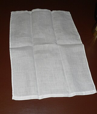 <span class="mw-page-title-main">Manuterge</span> Liturgic towel