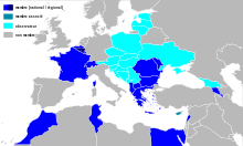 Map-Francophonie Europe-fr.svg