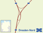 Autobahndreieck Dresden-Nord