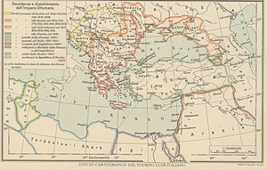 300px map the decadence of the ottoman empire  touring club italiano cart trc 45 02