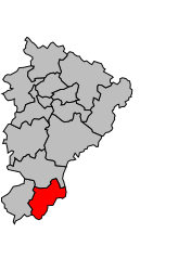 Canton d'Aubeterre-sur-Dronne - Carte