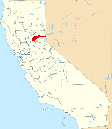 Registre national des lieux historiques dans le comté de Nevada (Californie)