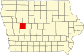 Округ Карролл на карте штата.