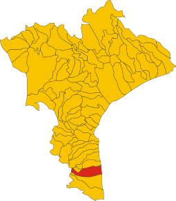 Poziția localității Badolato