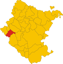 Localisation de Montevarchi
