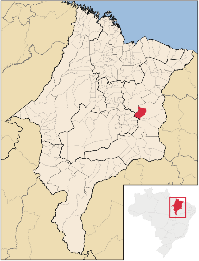 Localização de São João do Soter no Maranhão