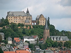 Skyline of Marburg