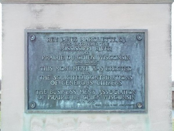 Plaque for Marquette