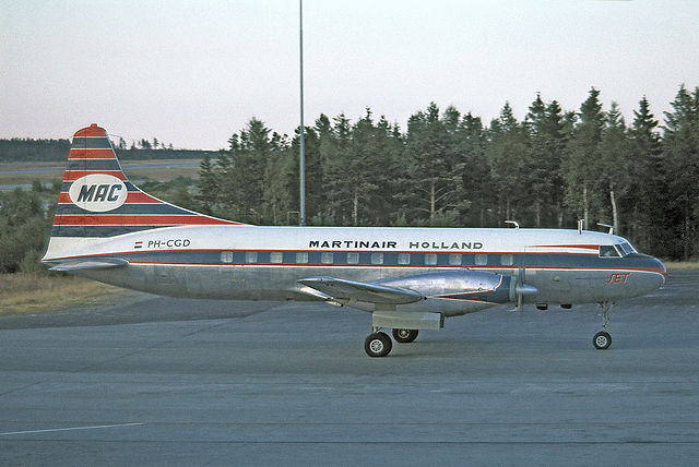 Martinair Convair 640 in 1967