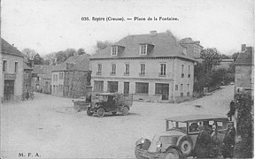 La place de la Mayade début 1900.
