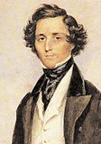 Felix Mendelssohn, 1839.