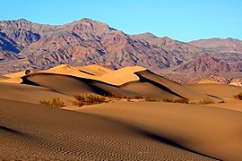 Mesquite Sand Dunes in Death Valley California