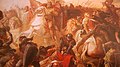 The Hungarian Battle of Lechfeld 955 by Michael Echter (1860)