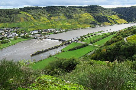 Minheim Burglay Wintrich Staustufe