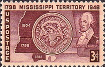 Mississippi Territory
1948 issue Mississippi Territory 1948 Issue-3c.jpg