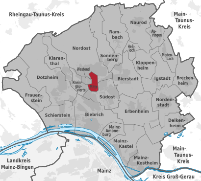 So kommt man zu Wiesbaden Mitte mit den Öffentlichen - Mehr zum Ort Hier