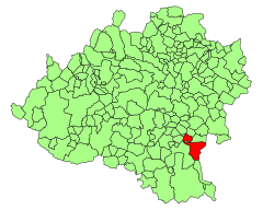 Monteagudo de las Vicarías (Soria) Mapa.svg