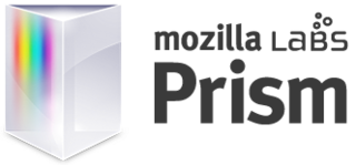 Description de l'image Mozilla_Prism_logo_and_wordmark.png.