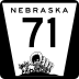 State Highway 71 marker