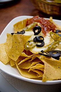 Nachos Tex-Mex dish