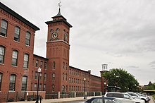 Part of the company's original mill complex, now Clocktower Place NashuaNH ClocktowerPlace.jpg