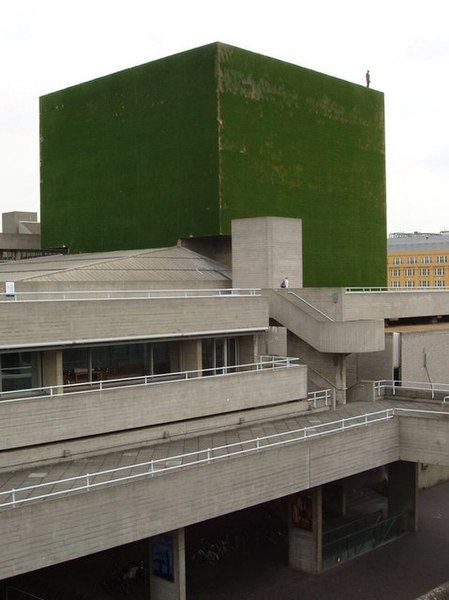 File:National Theatre with grass on flytower - geograph.org.uk - 443658.jpg