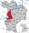 Lage der Gemeinde Neustadt an der Donau im Landkreis Kelheim