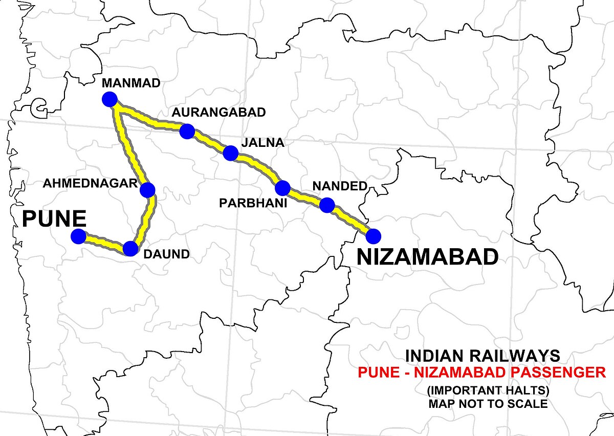 Nizamabad - Pune Passenger