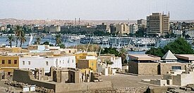 Nubian village in Elephantine Island Aswan.jpg