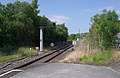2013-07-06 16:21 Looking along the Windermere branch from Oxenholme railway station.