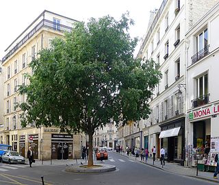 Carrefour avec la rue Pavée (à droite).