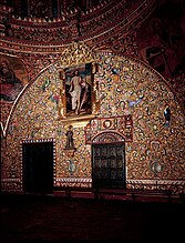 The ornate sacristy.