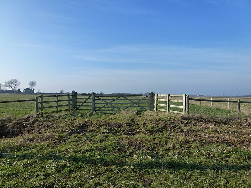 File:Paddock gate and fencing on Marsh Lane - geograph.org.uk - 4325750.jpg