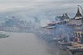 * Nomination Pashupatinath temple in Kathmandu, --Sebbe xy 15:30, 2 February 2014 (UTC) * Decline Insufficient quality. Most of the image covered by smoke, tilted --Moroder 17:32, 8 February 2014 (UTC) Declined too much smoke --Sebastian Wallroth 14:38, 10 February 2014 (UTC)