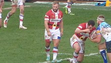 McShane playing for Wakefield in December 2014 Paul McShane Wakefield.JPG