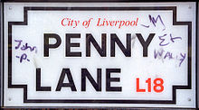 El otro tema del sencillo fue «Penny Lane», una canción tranquila sobre una calle de Liverpool.