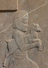 Fragment płaskorzeźby w Tachara