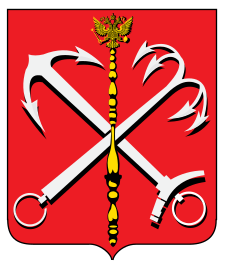 Herb Sankt Petersburga od 1730 do 1856 (używany również od 1991 do 2003)