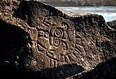 Petroglyph from Columbia River Gorge, Washington, United States