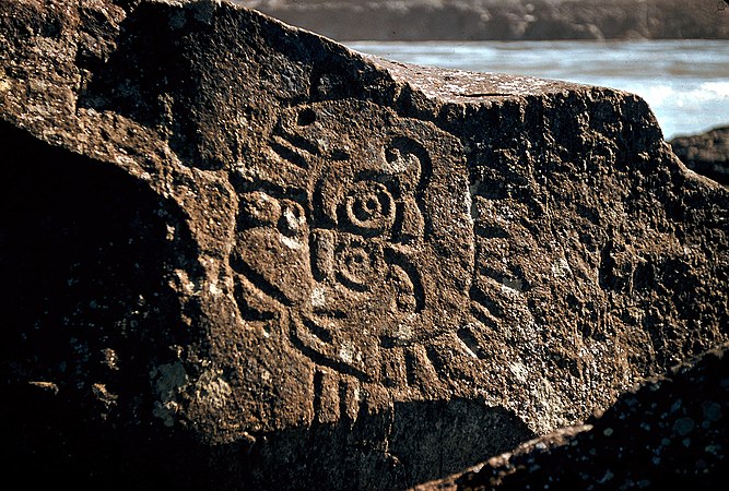Petroglyphs in Washington.