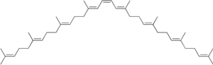 Structural formula cis-phytoene