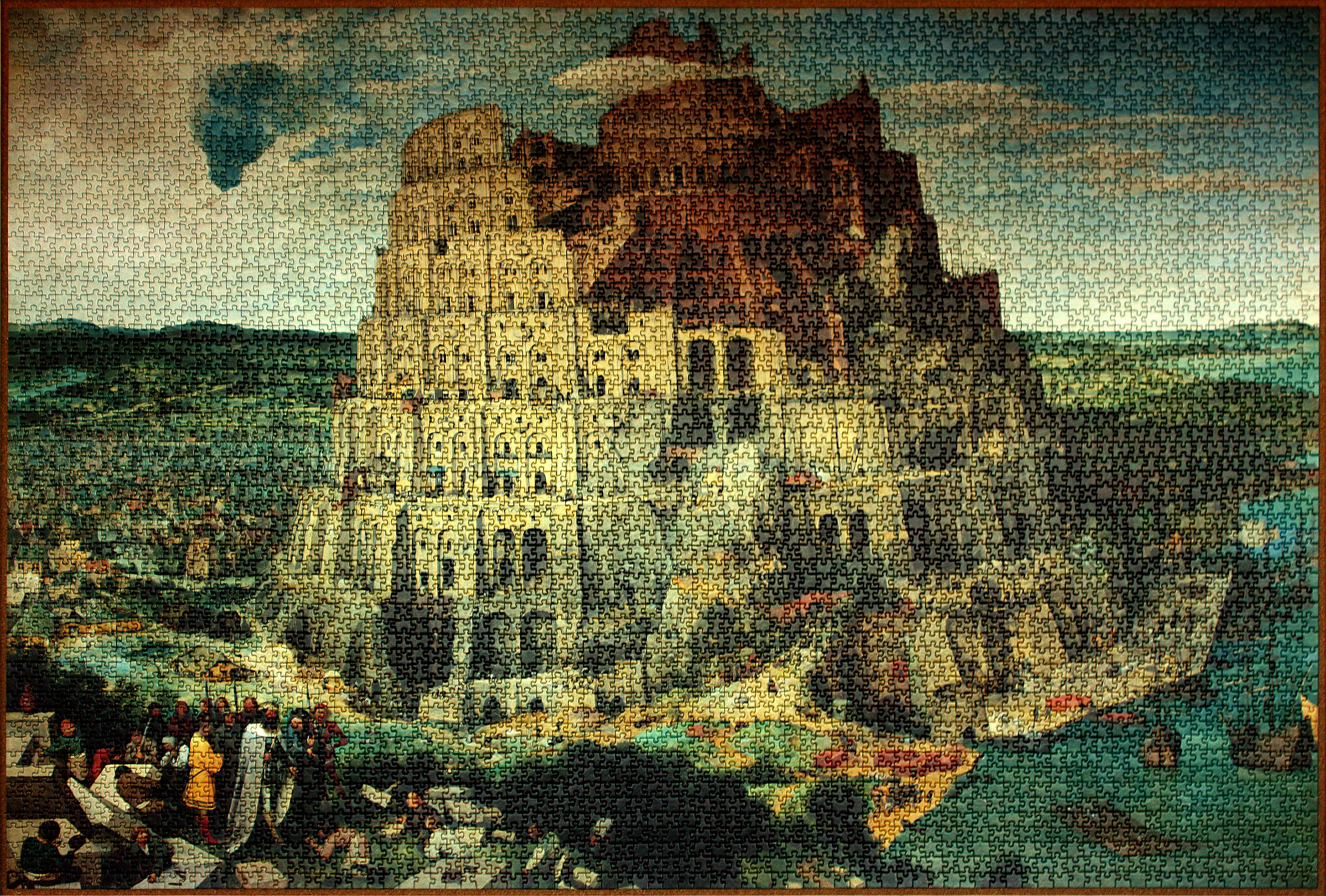 File:Pieter Bruegel the Elder - The Tower of Babel (Vienna) - Ravensburger Puzzle  5000.jpg - Wikimedia Commons