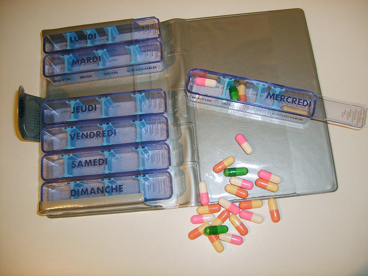 Pill organizer - Wikipedia