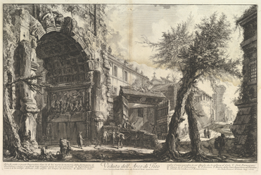 Arch of Titus, by Piranesi 1748