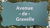 Plaque Avenue Gravelle - Paris XII (FR75) - 2021-08-16 - 1.jpg