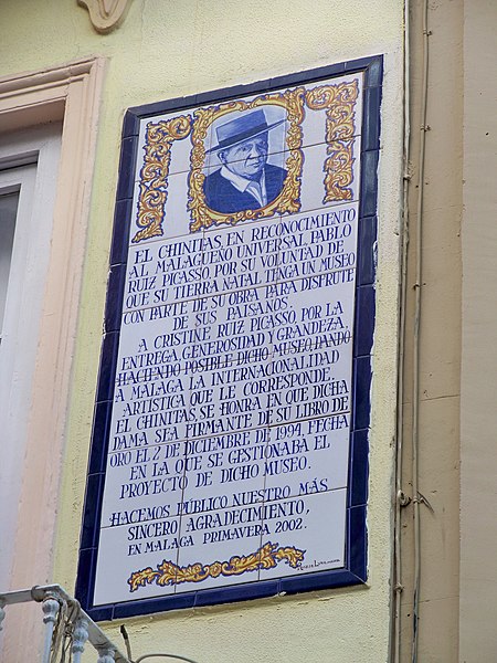 File:Plaque to Pablo Picasso and Cristine Ruiz Picasso 02.jpg