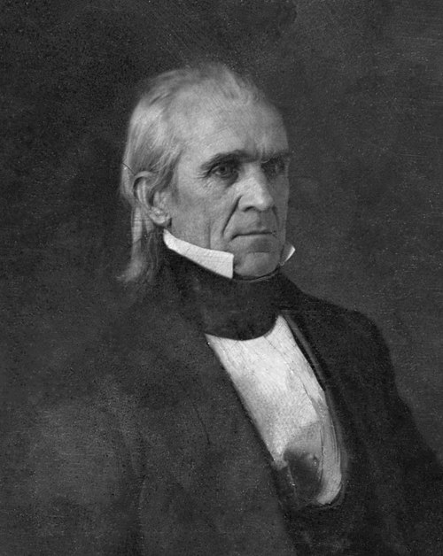 James K. Polk, the incumbent president in 1848, whose term expired on March 4, 1849